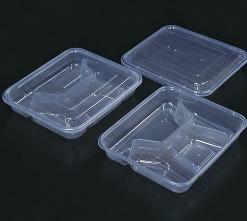 4-compartment Squre Food Container NS-F-4C 830ml