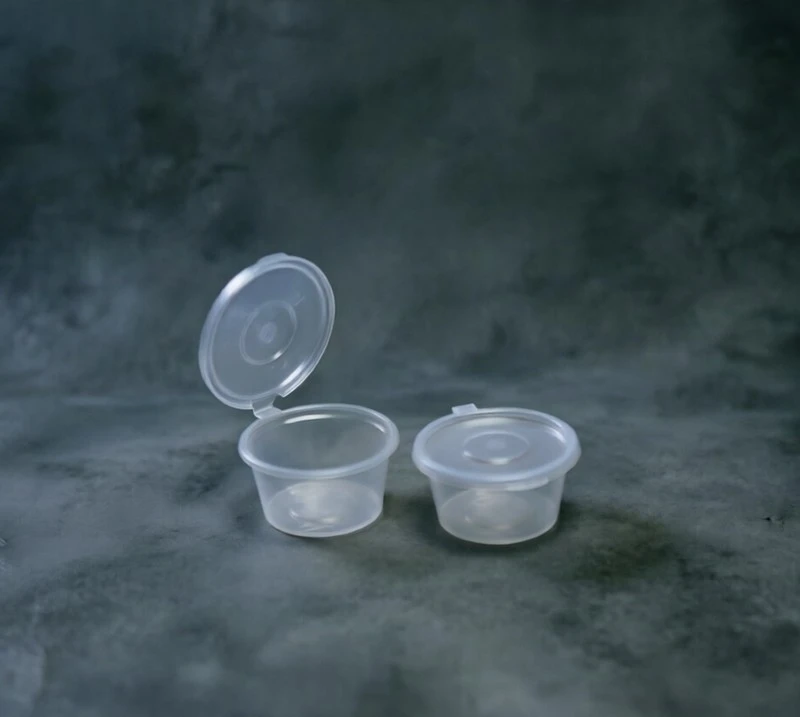 P3 Attached Lid Sauce Cup   P3  60ml