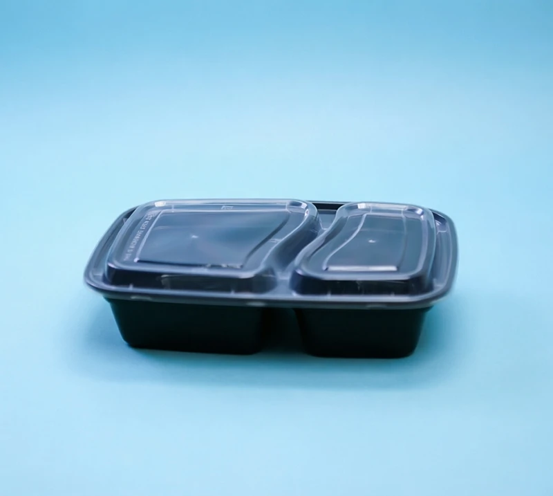 American-style  2-Compartment Food Container    AS-2C-F6828    880ml
